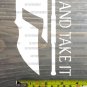 Come And Take It Sticker Decal Molon Labe Spartan Helmet Die Cut XO Tactical