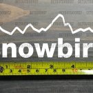 Snowbird Sticker Mountain Ski Decal 5.5" Resort Utah Brian Head Solitude XO