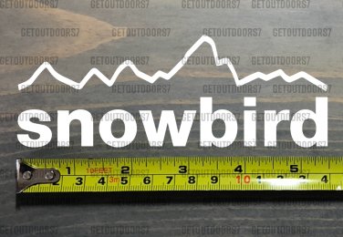 Snowbird Sticker Mountain Ski Decal 5.5" Resort Utah Brian Head Solitude XO