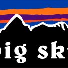 Big Sky Sticker Decal Montana Ski Snowboard Mountain Bridger Bowl Get Lost In PO