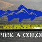 Trout Sticker Decal DIE CUT Mountain 5.5" Simms Sage Fly Fishing Hatch Ross XO