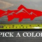 Trout Sticker Decal DIE CUT Mountain 5.5" Simms Sage Fly Fishing Hatch Ross XO