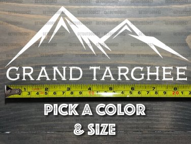 Grand Targhee Sticker Decal Idaho Wyoming Ski Mountain Big Sky Jackson Hole XO