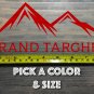 Grand Targhee Sticker Decal Idaho Wyoming Ski Mountain Big Sky Jackson Hole XO
