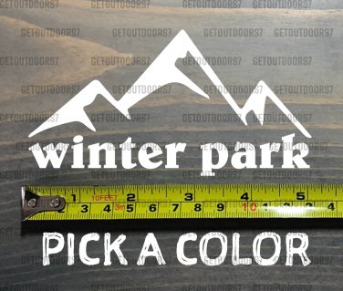 Winter Park Sticker 5" Colorado Ski Mountain Snowboard Decal XO