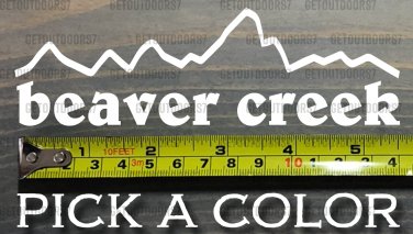 Beaver Creek Sticker 5.5" Colorado Ski Mountain Snowboard Decal Vail XO