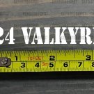 224 VALKYRIE Sticker Decal 3.5" Ammo Can Box Label Ammunition Case DIE CUT XO