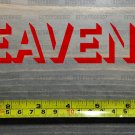 Heavenly Sticker Decal 8" DIE CUT Mountain Ski Resort California Lake Tahoe