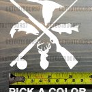 Hunting & Fishing Sticker Sitka Simms Decal 3.5" Deer Duck Trout Bass Fly Elk XO