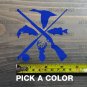 Hunting & Fishing Sticker Sitka Simms Decal 3.5" Deer Duck Trout Bass Fly Elk XO