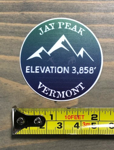 Jay Peak Sticker Decal Valley Ski Snowboard Mountain Vermont PO