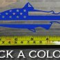 Salmon Decal Sticker USA Flag 5.5" American Sage Redington Fishing Simms XO