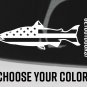 Salmon Decal Sticker USA Flag 5.5" American Sage Redington Fishing Simms XO