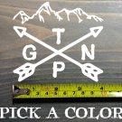 Grand Teton Sticker Decal National Park DIE CUT 4" Wyoming Idaho Jackson XO