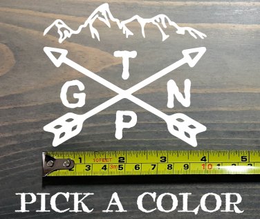 Grand Teton Sticker Decal National Park DIE CUT 4" Wyoming Idaho Jackson XO