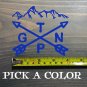 Grand Teton Sticker Decal National Park DIE CUT 4" Wyoming Idaho Jackson XO