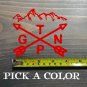 Grand Teton Sticker Decal National Park DIE CUT 4" Wyoming Idaho Jackson XO