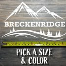 Breckenridge Sticker Decal Breck Colorado 8.5" Ski Mountain Die Cut Keystone Alta XO