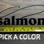 Salmon Sticker Decal Fly Fishing Fish Coho Red Chinook King Sage XO