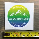 Monarch Sticker Decal 3" The Mountains Colorado Ski Snowboard Wolf Creek