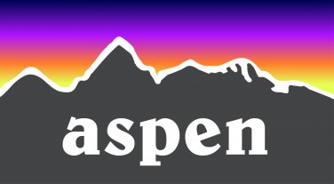 Aspen Sticker Decal Colorado 3" Mount Mountain Ski PO Snowboard Snowmass Keystone