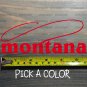 Montana Sticker Decal DIE CUT Fly Fishing Line Trout Rainbow Fish Simms Lake XO
