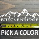 Breckenridge Sticker Decal Breck Colorado 5.5" Ski Mountain Die Cut XO