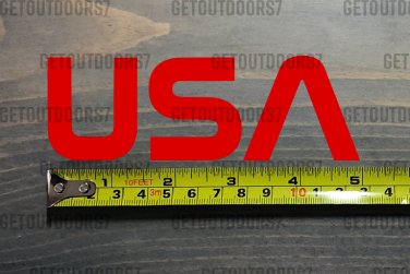 Burton USA Sticker Decal 5" DIE CUT RED Olympic X Games Beaver Creek Wolf  XO