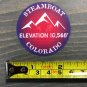 Steamboat Sticker Decal Colorado Springs Vail Mountain Ski PO Snowboard Keystone