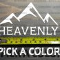 Heavenly Sticker Decal 5" Mountain Ski Lake Tahoe California Snowboard XO