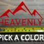 Heavenly Sticker Decal 5" Mountain Ski Lake Tahoe California Snowboard XO