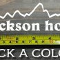 Jackson Hole Sticker Decal 5.5" Mountain Ski Wyoming Grand Targhee Snowboard XO