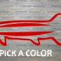 Musky Sticker Decal Fishing Fish Muskie 5.5" Rapala Berkley Storm Lindy Okuma Pike XO