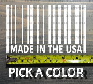 Made In The USA Sticker Decal Molon Labe Die Cut XO Tactical BCM