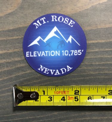 Mt. Rose Sticker Mount Decal Mountain 2" Ski PO Snowboard Nevada Diamond Peak