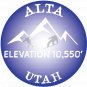 Alta Utah Sticker Decal 2" Ski Snowboard Mountain Solitude Deer Valley Park City PO