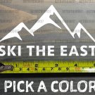 Ski The East Sticker Decal Springs 5" DIE CUT Wide Mountain Stowe Killington XO