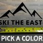 Ski The East Sticker Decal Springs 5" DIE CUT Wide Mountain Stowe Killington XO