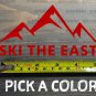 Ski The East Sticker Decal Springs 5" DIE CUT Wide Mountain Stowe Killington XO