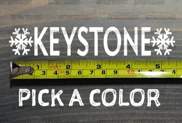 Keystone Sticker Decal Mountain Ski 5.5" Snowboard Resort Colorado DIE CUT XO