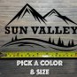 Sun Valley Sticker Decal Idaho Ski Mountain 8.5" Deer Big Sky Jackson Hole XO
