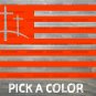 Jesus Cross Flag Sticker Decal American 5.5" In God We Trust USA BCM 5.11 Sitka XO