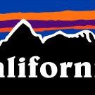 California Sticker Decal Mountains 3" Mammoth Squaw Valley Flag Heavenly June PO