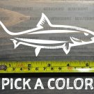Redfish Sticker Decal 5.5" Red Fish Red Tail Fishing Fish Orvis AFTCO13 Simms XO