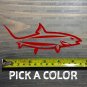 Redfish Sticker Decal 5.5" Red Fish Red Tail Fishing Fish Orvis AFTCO13 Simms XO
