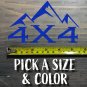4X4 Decal Sticker 4Runner Jeep Wrangler Toyota Tacoma Old Man Emu Offroad XO