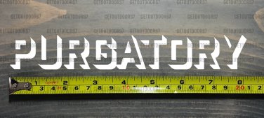 Purgatory Sticker Decal Colorado 8" Ski Mountain Snowboard Die Cut Telluride XO