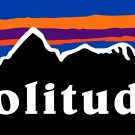Solitude Sticker Decal Mountain Ski 3" Wide Snow Bird Alta The Canyons Brighton Utah PO