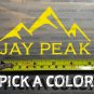 Jay Peak Sticker Decal 5" Mountain Ski Vermont Stowe Killington Sugarbush XO
