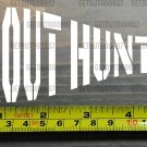 Trout Hunter Sticker Decal 5.5" Rainbow DIE CUT Fishing Trout Fly Simms Sage XO